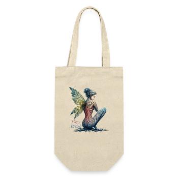 La Fée Musette von FairyBreizh - Geschenkbeutel für Flaschen - Natur - Vorne