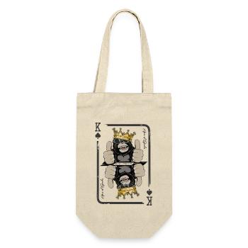 Apes of Spades Gorilla King Map Monkey Gift - Gift Bag for Bottles - nature - Front