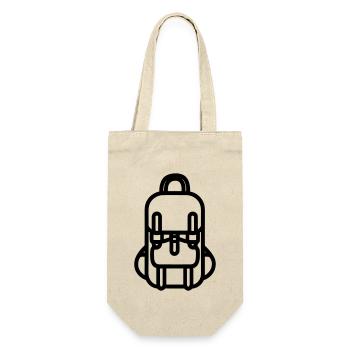 Backpack - Gift Bag for Bottles - nature - Front