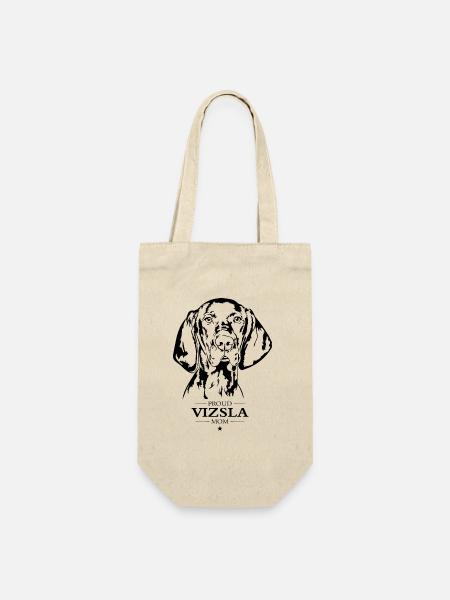 Vizsla Mom Hunde Hund Magyar Vizsla Wilsigns - Geschenkbeutel für Flaschen - Natur