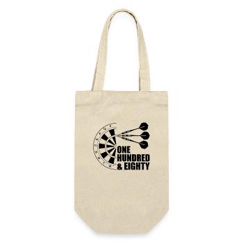 Darts Sports Fun - Gift Bag for Bottles - nature - Front