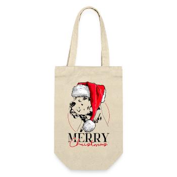 Père Noël ARGENTINO Joyeux Noël Chien Wilsigns - Sac à bouteille - nature - Devant