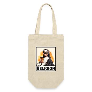 Sexy Nun Drinks Alcohol Funny Saying - Gift Bag for Bottles - nature - Front