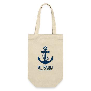 St. Pauli Hamburg Anker Reeperbahn - Sac à bouteille - nature - Devant