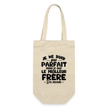 Pas parfait mais le meilleur frère du monde - Sac à bouteille - nature - Devant