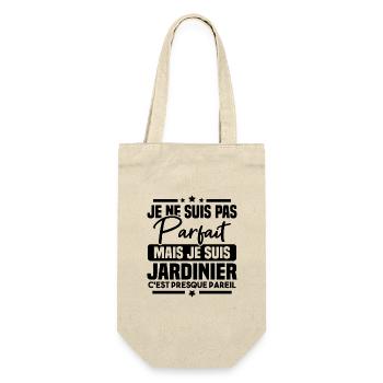 Pas parfait mais je suis jardinier - Sac à bouteille - nature - Devant