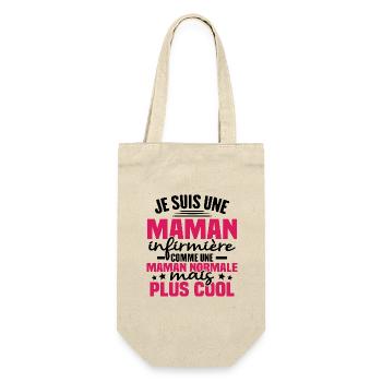Je suis une maman infirmière - Sac à bouteille - nature - Devant