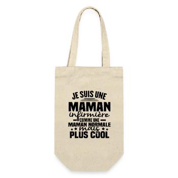 Je suis une maman infirmière - Sac à bouteille - nature - Devant