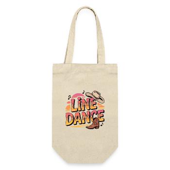Line dancing my hobby - my passion - Gift Bag for Bottles - nature - Front
