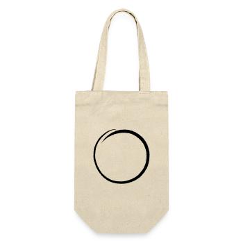 Decorative circle / round frame, hand-drawn - Gift Bag for Bottles - nature - Front