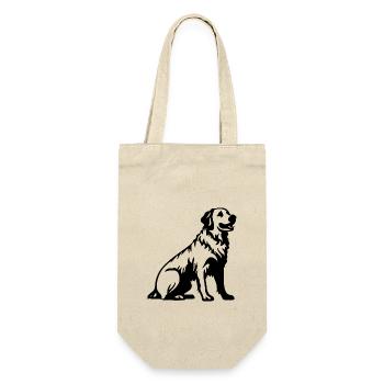 Chien Golden Retriever - Sac à bouteille - nature - Devant