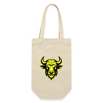 Bull Head Portrait Animal Taurus Symbol - Gift Bag for Bottles - nature - Front