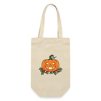 Citrouille Halloween - Sac à bouteille - nature - Devant