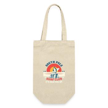 South Pole Surf Club - It's Heating Up - Surfer - Gift Bag for Bottles - nature - Front