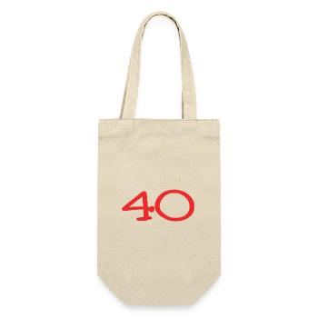 ANNIVERSARY. HAPPY BIRTHDAY. HAPPY BIRTHDAY. - Gift Bag for Bottles - nature - Front