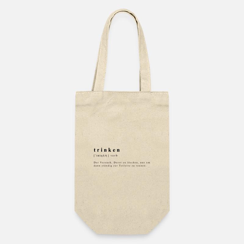 Drinking - Thirst and Dilemma / Source of Life - Gift Bag for Bottles - nature