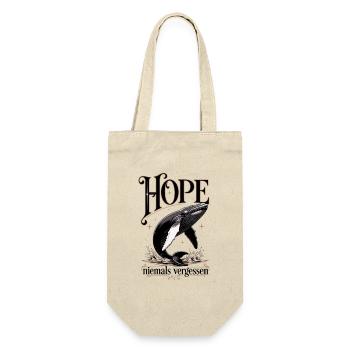 Hope niemals vergessen - Geschenkbeutel für Flaschen - Natur - Vorne