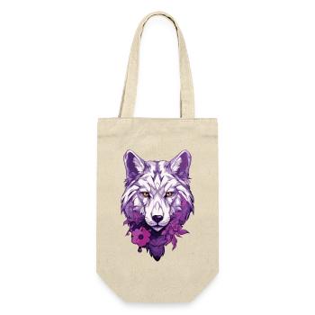 Loup #3 - Sac à bouteille - nature - Devant