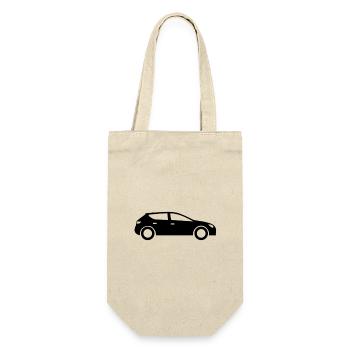 Car silhouette - Gift Bag for Bottles - nature - Front