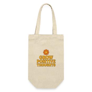 Développer des pensées positives – Penser positif et grandir - Sac à bouteille - nature - Devant