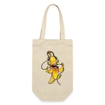 Banana Beat Mascot - Gift Bag for Bottles - nature - Front