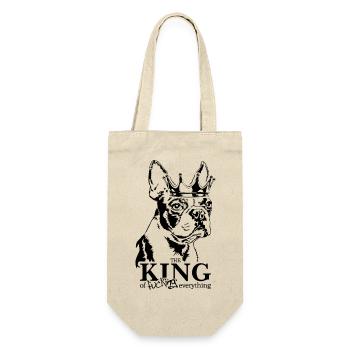 BOSTON TERRIER King chien disant chiens Wilsigns - Sac à bouteille - nature - Devant