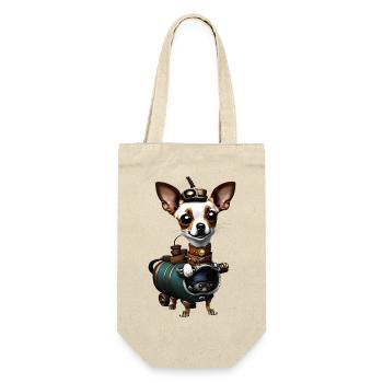 Steampunk Chihuahua - Sac à bouteille - nature - Devant