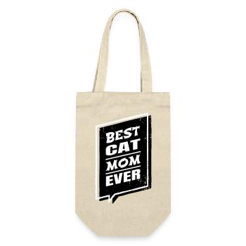 Idée cadeau d’anniversaire Tshirts Collage Anti Chat - Sac à bouteille - nature - Devant