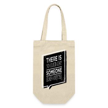hacking gift idea hacking computer analyst - Geschenkbeutel für Flaschen - Natur - Vorne