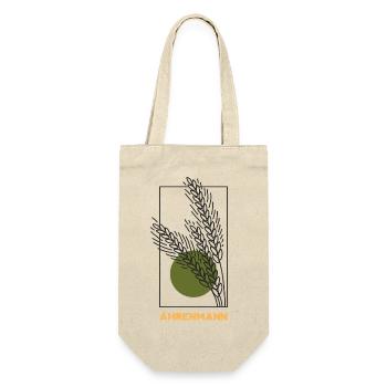 Ährenmann - Geschenkbeutel für Flaschen - Natur - Vorne