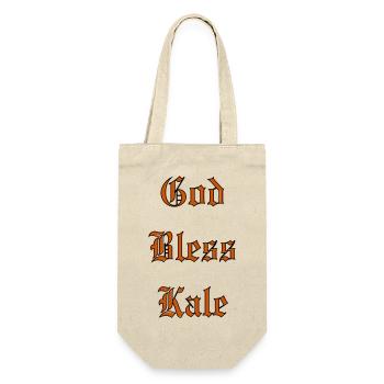 GodBlessKale - Sac à bouteille - nature - Devant