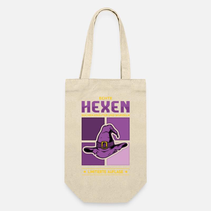 Hexen - Geschenkbeutel für Flaschen - Natur