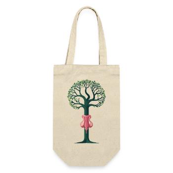 Ovarian tree - Gift Bag for Bottles - nature - Front