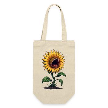 Tournesol monstre - Sac à bouteille - nature - Devant