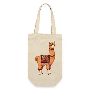 No drama, just llama - Gift Bag for Bottles - nature - Front