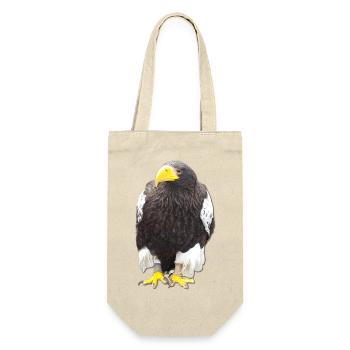 Vogeltier Greifvogel Krallen Falkner Beizjagd - Geschenkbeutel für Flaschen - Natur - Vorne