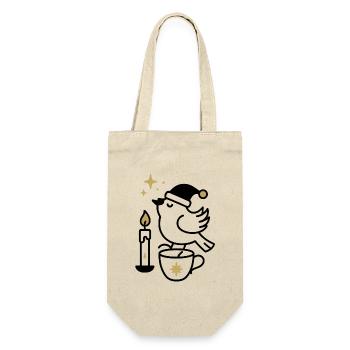 Golden Shooting Star Night - Gift Bag for Bottles - nature - Front