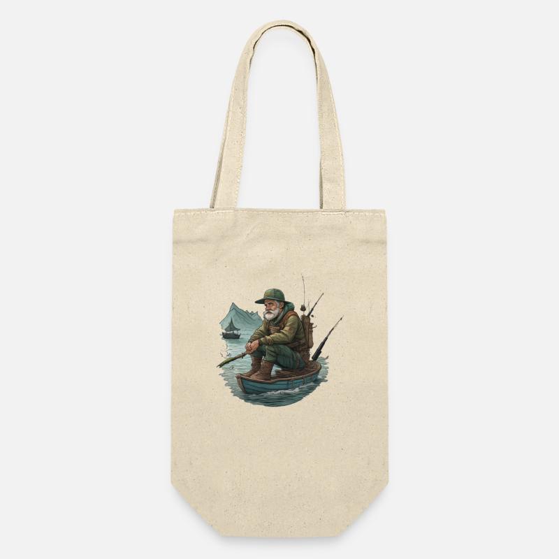 Pêcheur - Sac à bouteille - nature