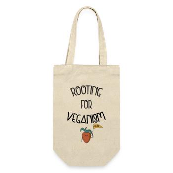 Cheering carrot - Gift Bag for Bottles - nature - Front