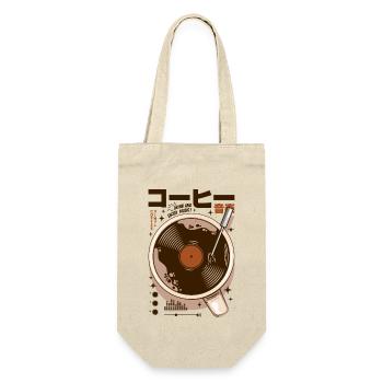 Japon - Vinyle café - Sac à bouteille - nature - Devant