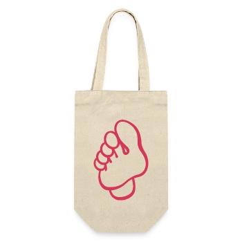 Foot - Foot Care - Podiatrist - Saying - Gift Bag for Bottles - nature - Front
