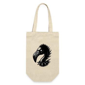 Metal-Flamingo - Gift Bag for Bottles - nature - Front