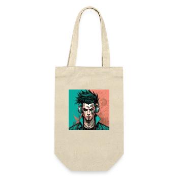 Tattoo Boy - Gift Bag for Bottles - nature - Front