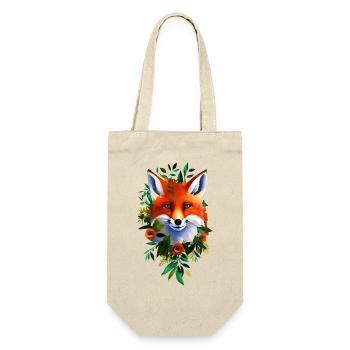 Curious fox - Gift Bag for Bottles - nature - Front