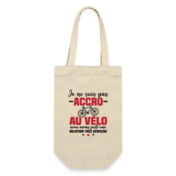 Je ne suis pas accro au vélo - Sac à bouteille - nature - Devant