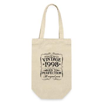 1998 vintage vintage 25 years birthday gift - Gift Bag for Bottles - nature - Front