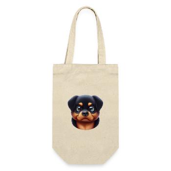Majestic Rottweiler Art - Gift Bag for Bottles - nature - Front