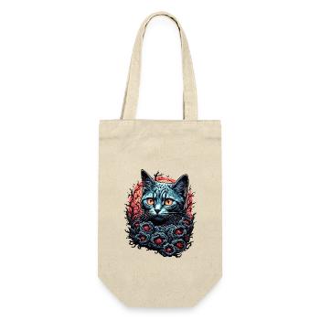 Cool Cat / Funny / Animal / Pet / Crazy - Gift Bag for Bottles - nature - Front