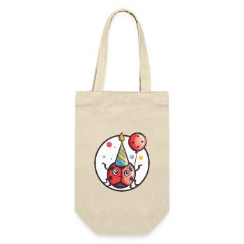 Ladybug Birthday Baby - Gift Bag for Bottles - nature - Front