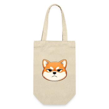 Grumpy, the shiba inu who makes a face - Gift Bag for Bottles - nature - Front